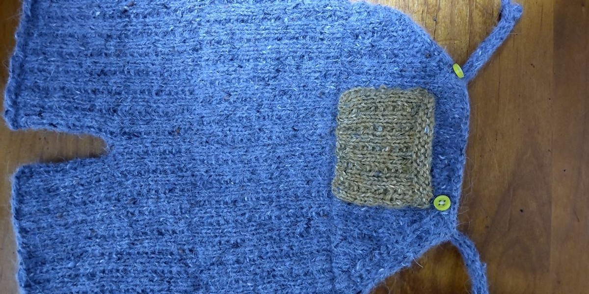 My First Hand-Knitted Bear