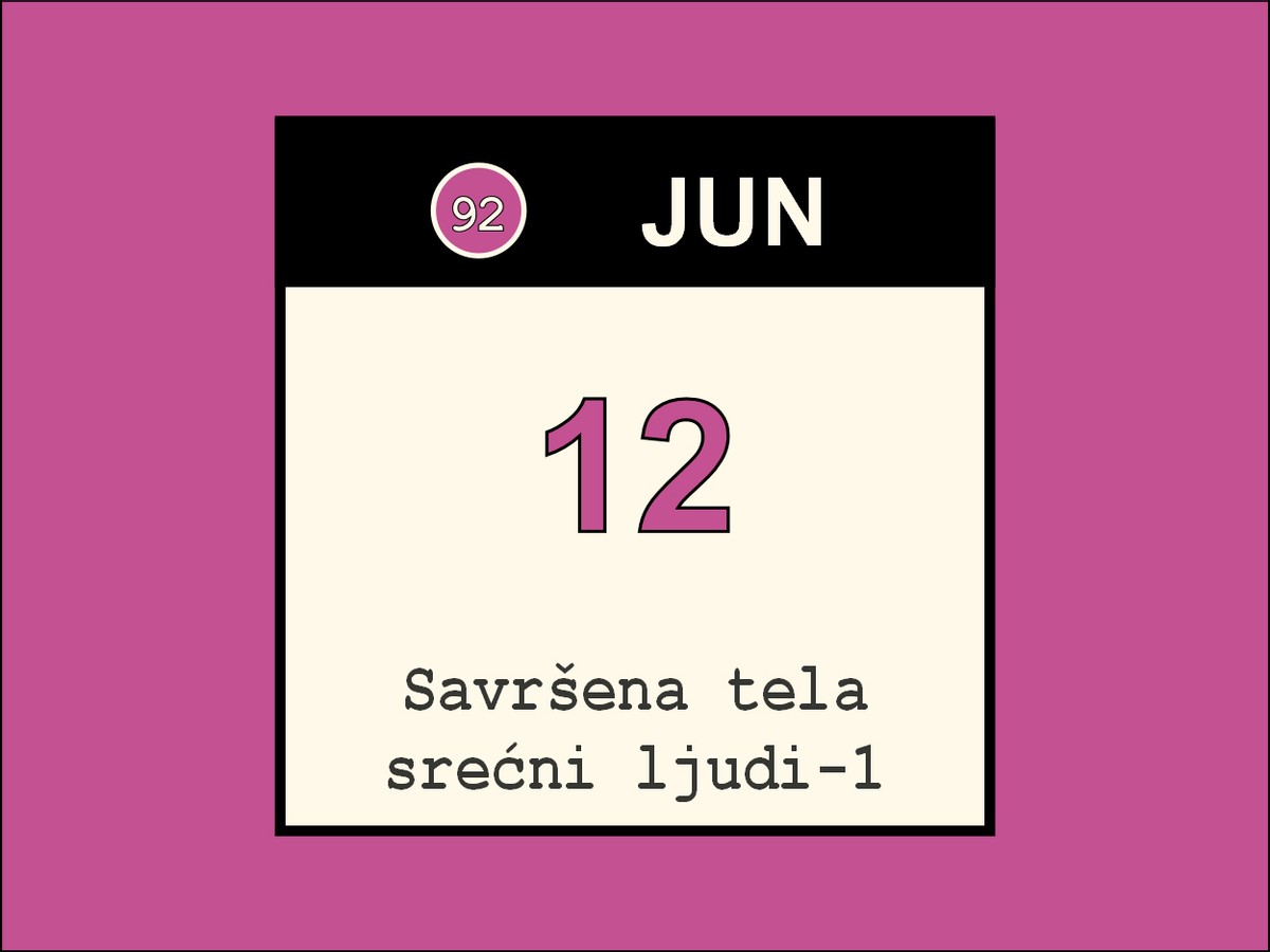 Pet rečenica 92 – Savršena tela, srećni ljudi …-1