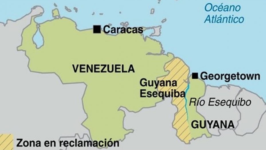 La disputa territorial entre Guyana y Venezuela