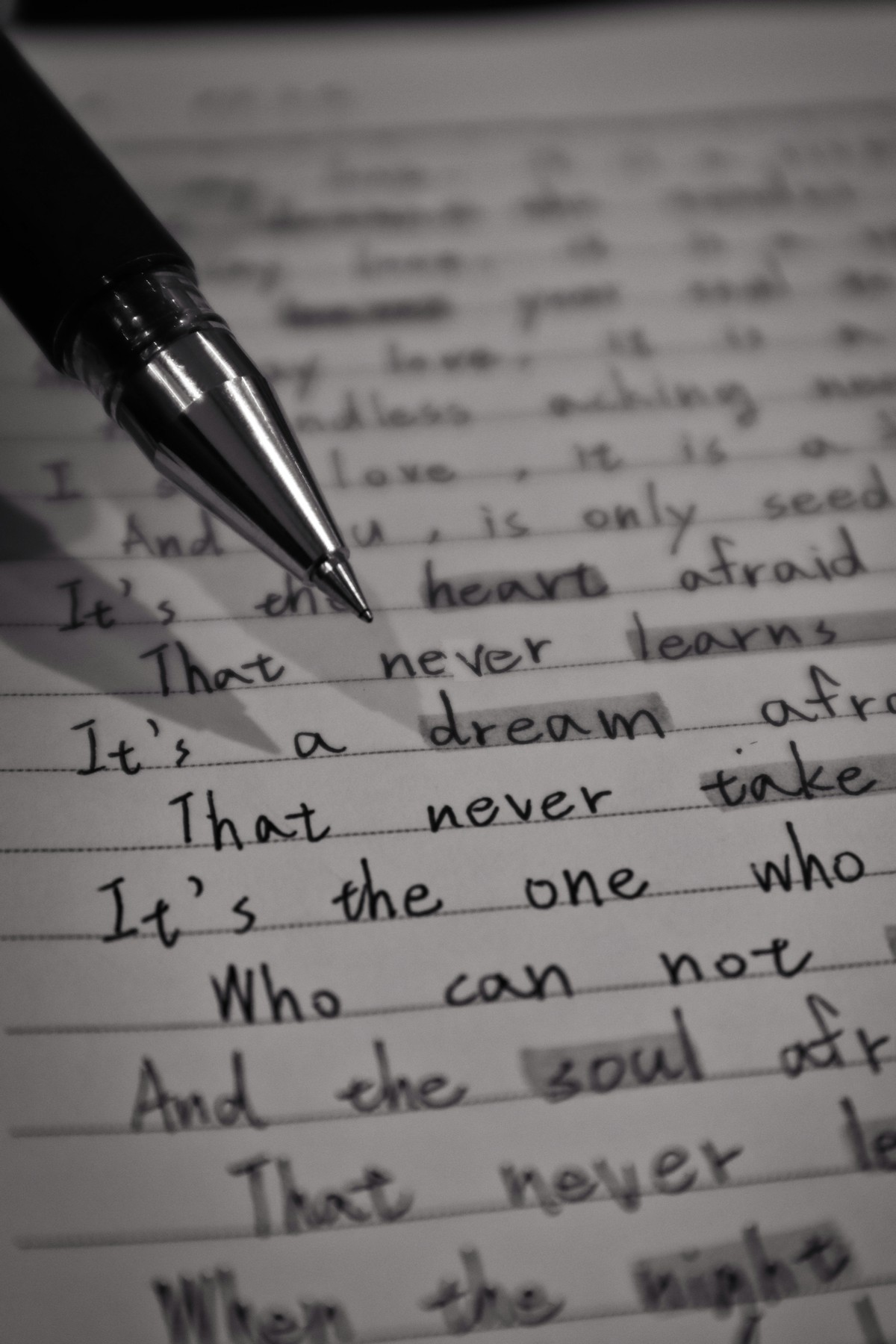 A Long Pause Between Sentences