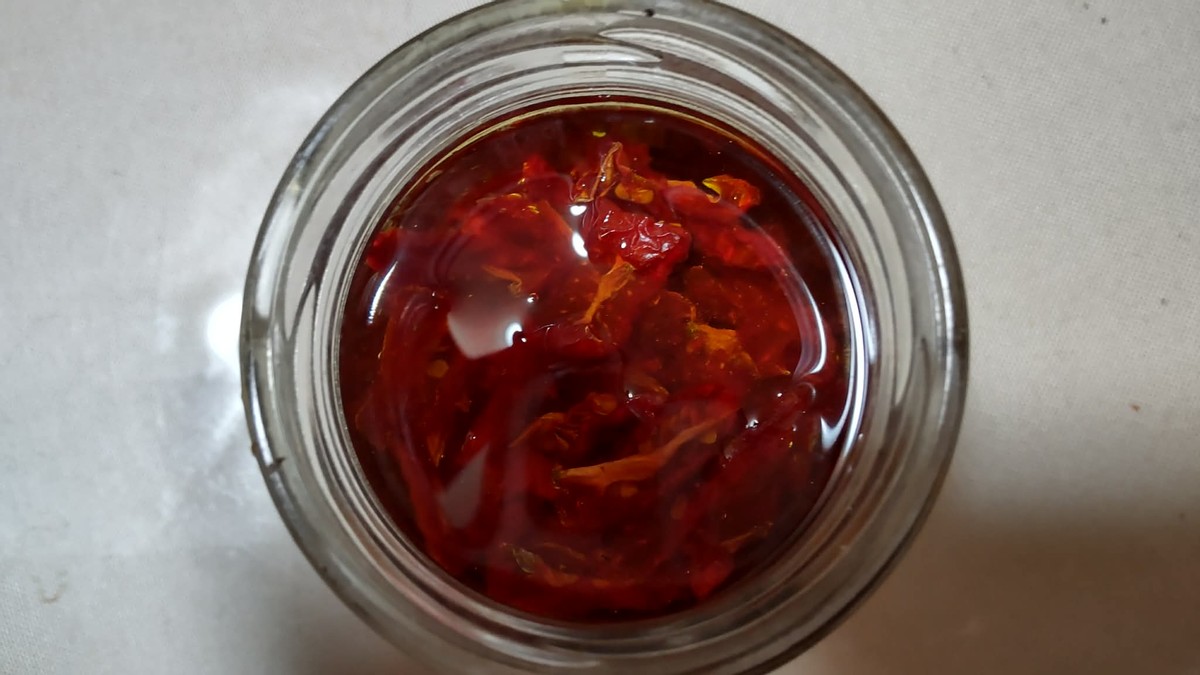 My Homemade Dried Tomatoes and Dried Mushrooms 