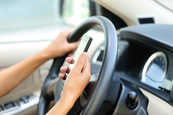 Using a mobile phone while driving