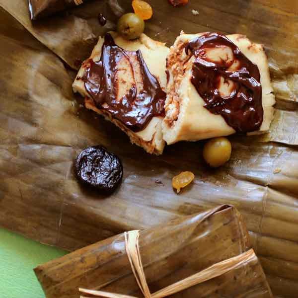 Grano de cacao por un tamal.