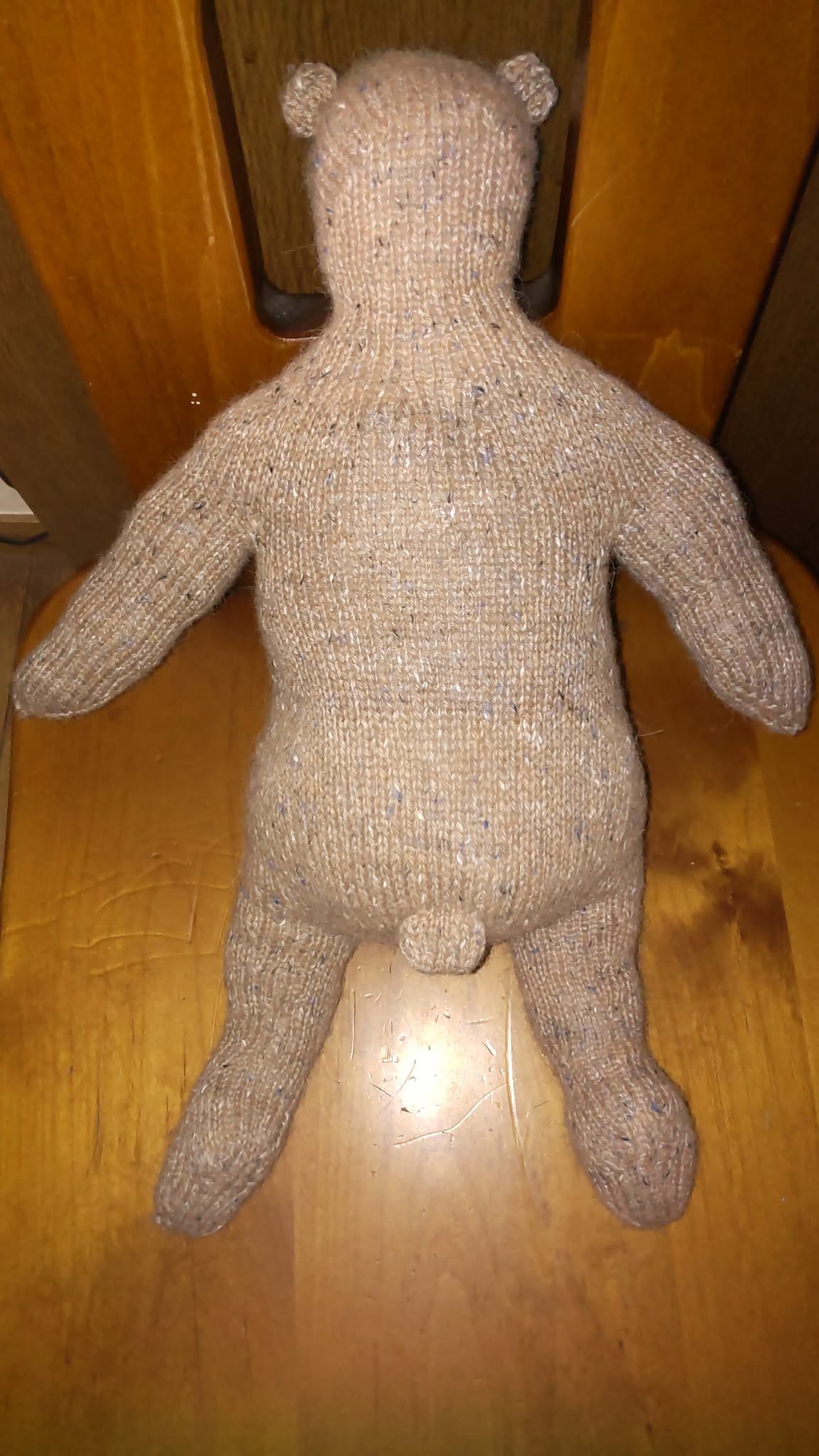 My Hand-Knitted Teddy Bear 