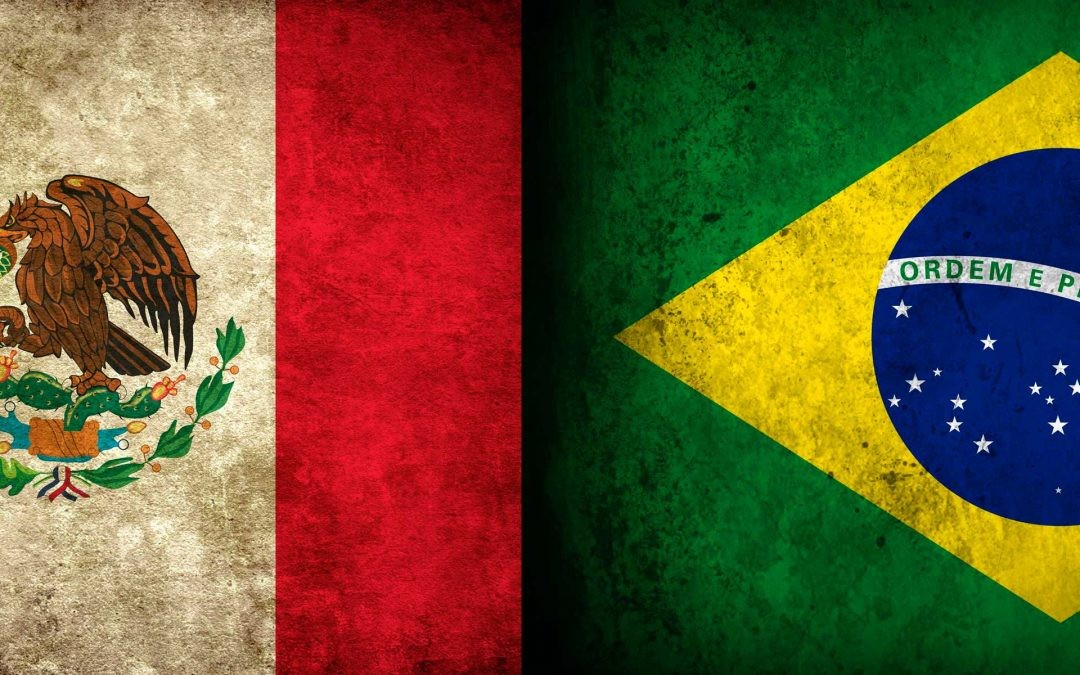 Comparison Between Mexico and Brazil.