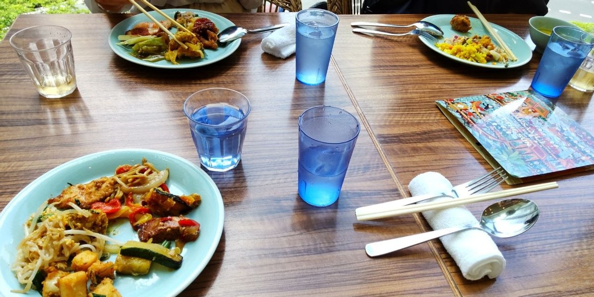 Lunch with My Two Friends 