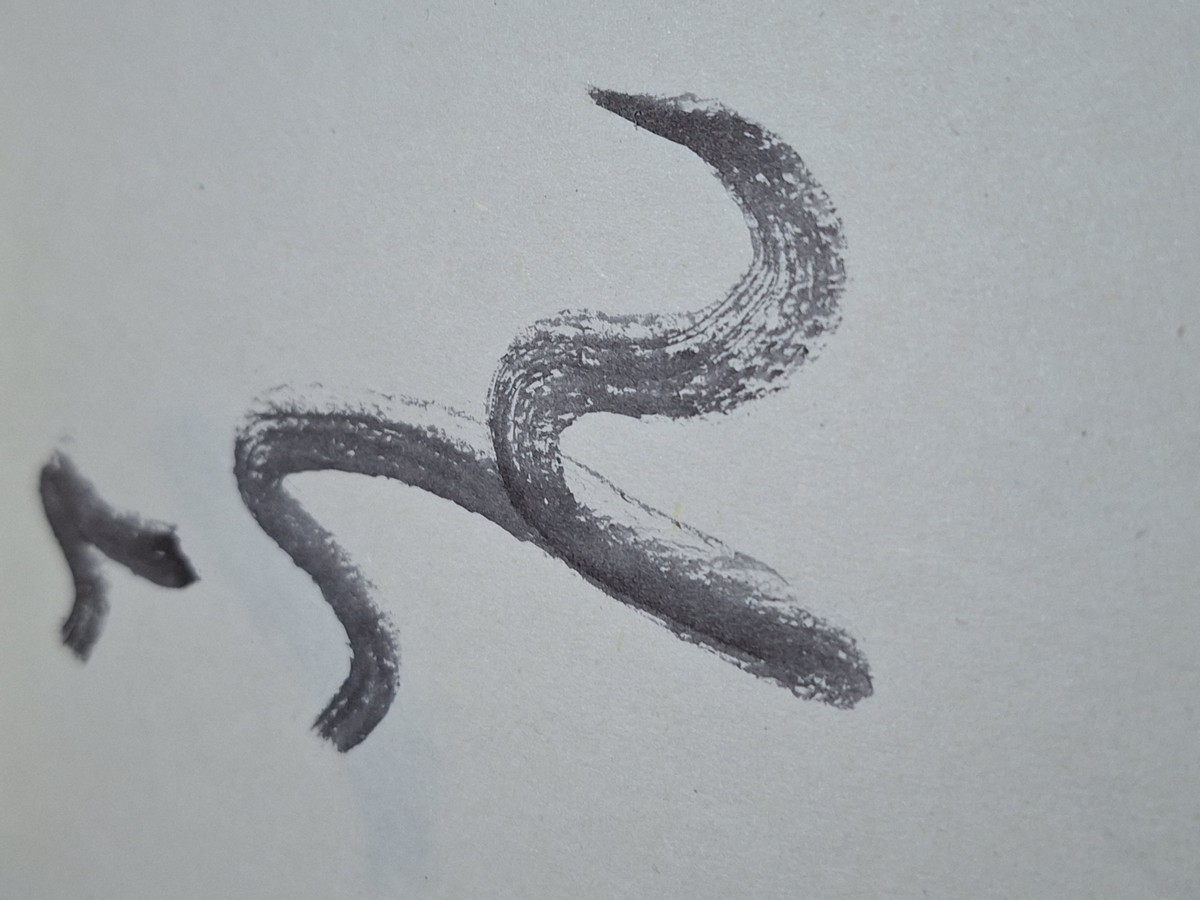 Trying Japanese Calligraphy 